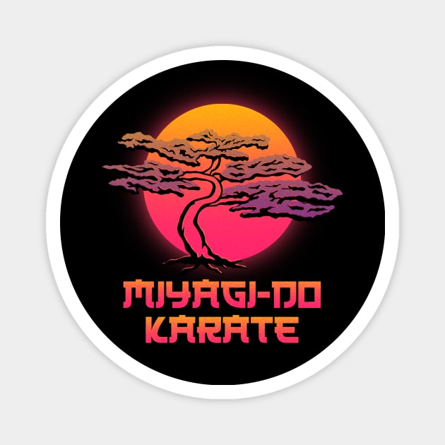 Legendary Dojo Sunset Magnet by thewizardlouis